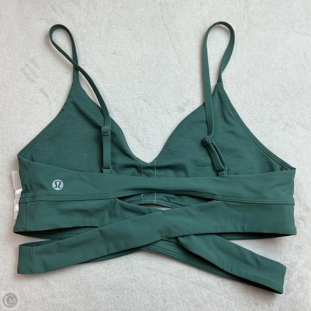 Athletic Bra By Lululemon In Teal, Size: 8