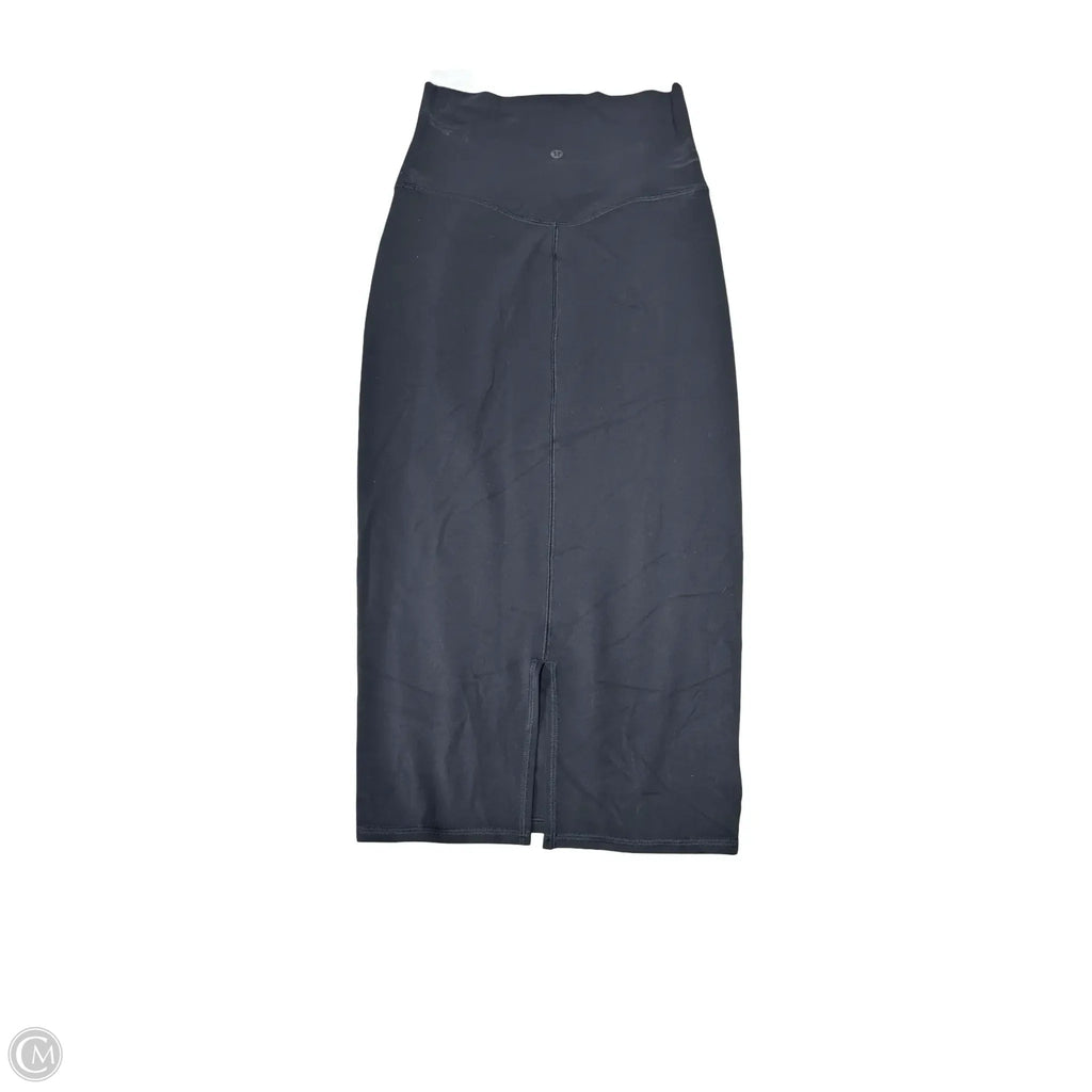 Athletic Skirt By Lululemon In Black, Size: 4