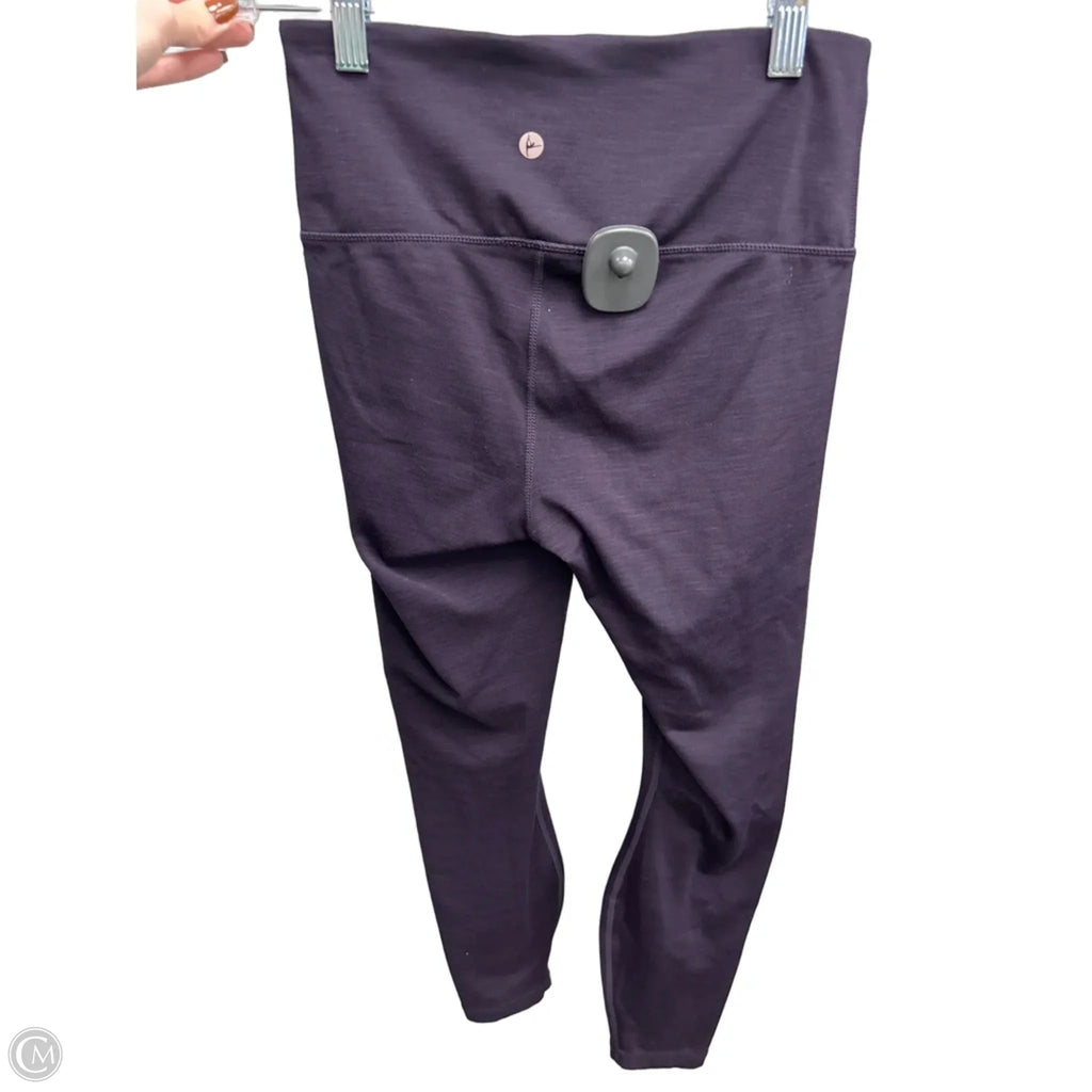 Athletic Capris By 90 Degrees By Reflex In Purple, Size: S
