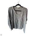 Sweater By Peace Love World In Grey, Size: M