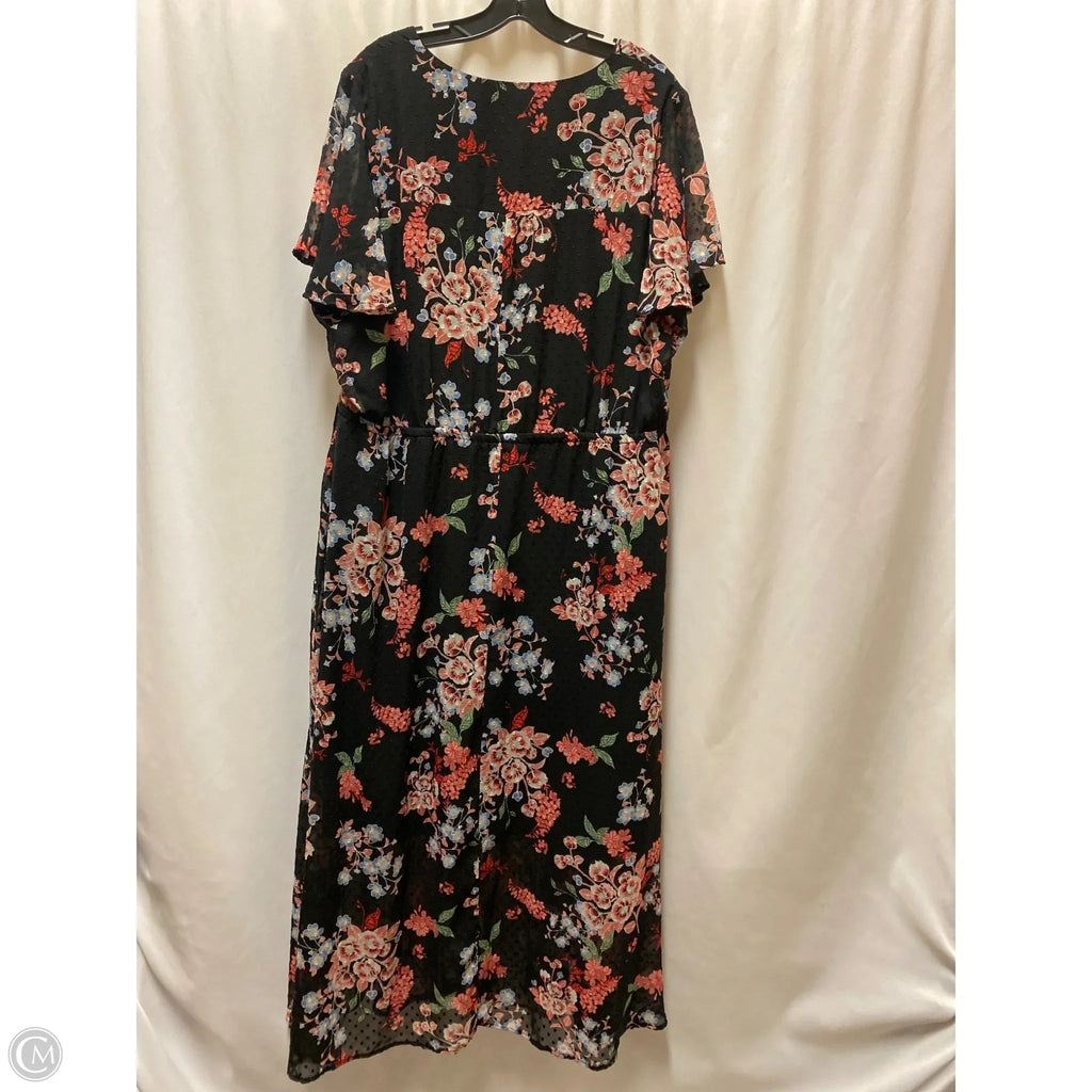 Dress Casual Maxi By Lane Bryant In Black, Size: 3x