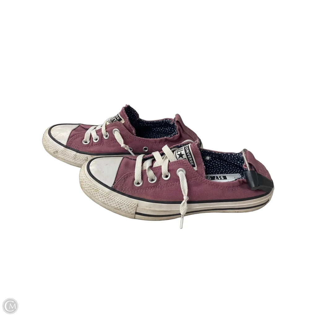 Shoes Sneakers By Converse In Pink & White, Size: 7