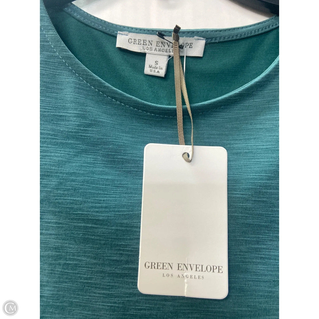 Top Short Sleeve By Green Envelope In Green, Size: S