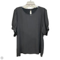Top Short Sleeve By Ann Taylor In Black, Size: Xl