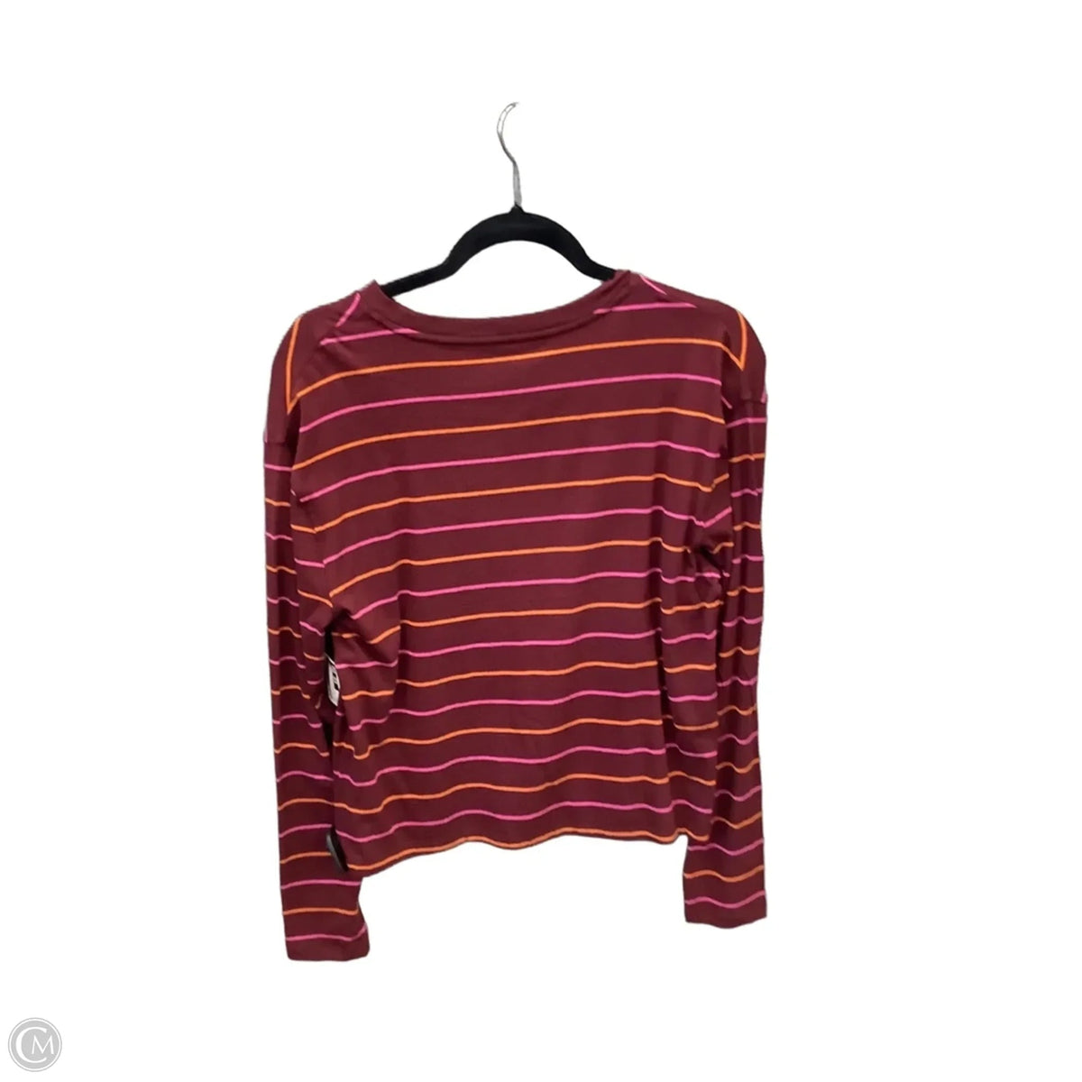 Top Long Sleeve By A New Day In Striped Pattern, Size: S