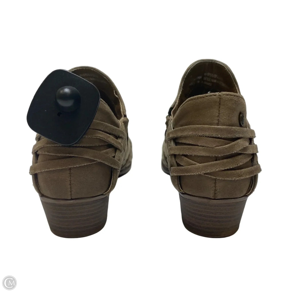 Boots Ankle Heels By Daisy Fuentes In Brown, Size: 8