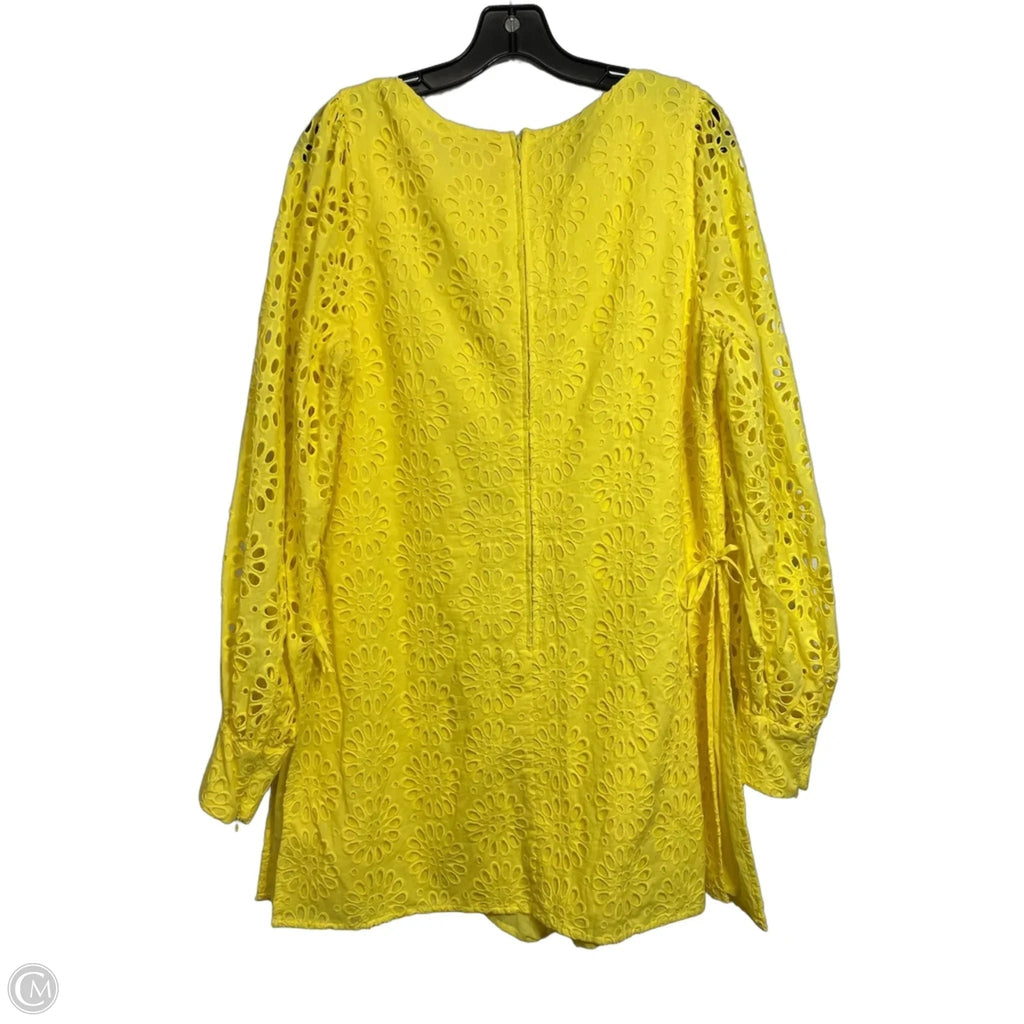 Dress Designer By Lilly Pulitzer In Yellow, Size: 12