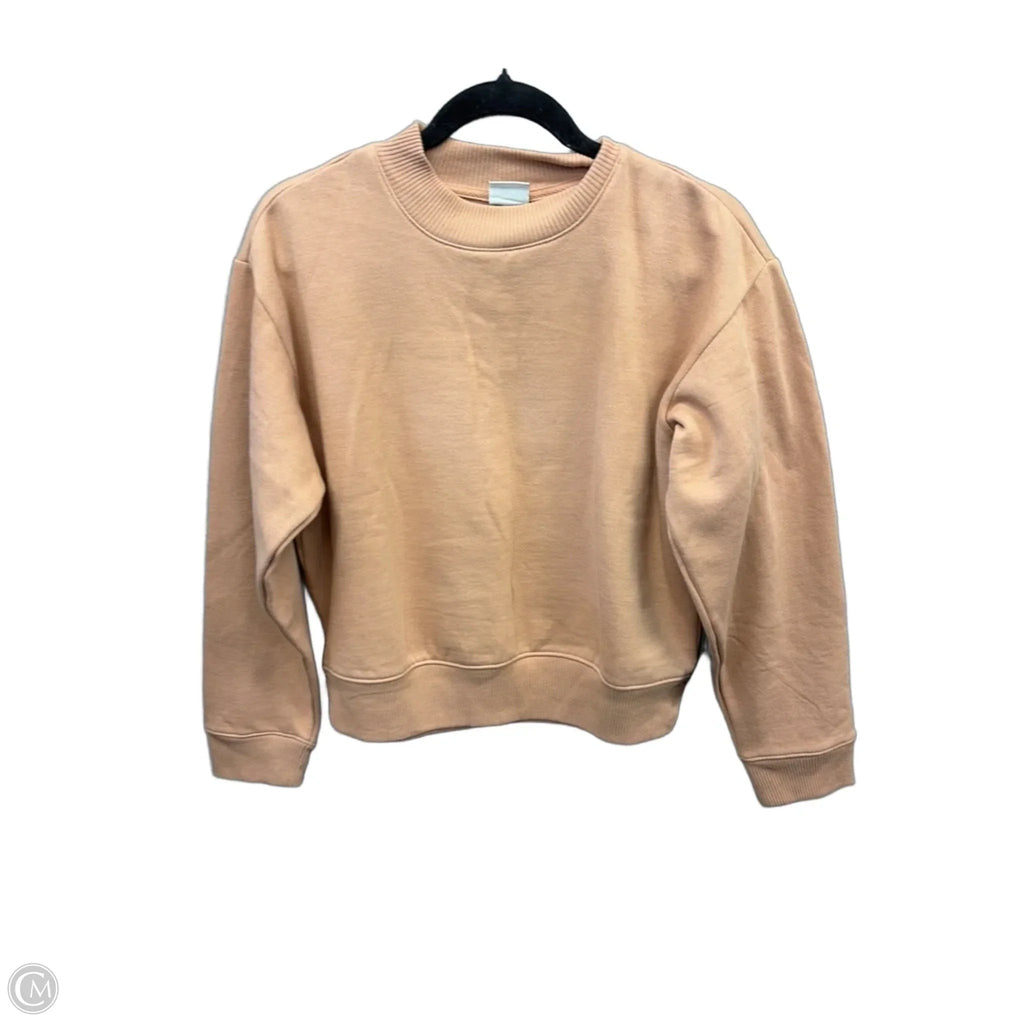 Sweatshirt Crewneck By A New Day In Beige, Size: Xs