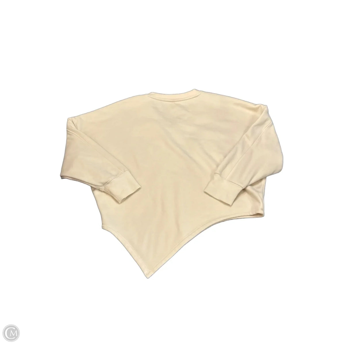 Sweatshirt Crewneck By Fabletics In Cream, Size: M