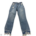 Jeans Straight By Abercrombie And Fitch In Blue Denim, Size: 0