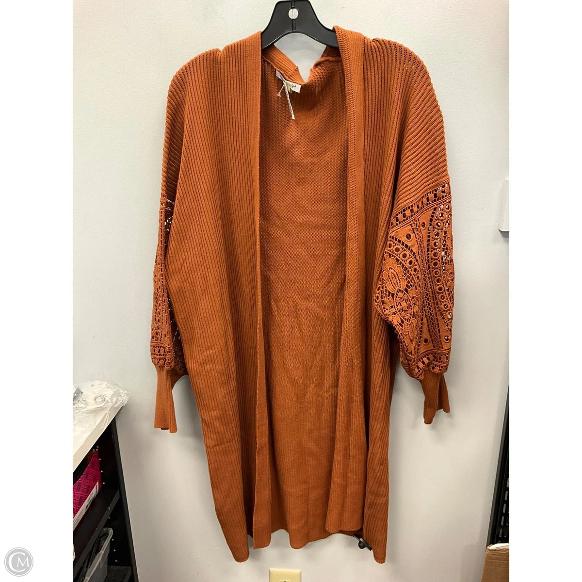 Sweater Cardigan By Northstyle In Copper, Size: L