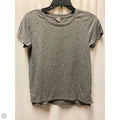 Top Short Sleeve By Lucky Brand In Grey, Size: S