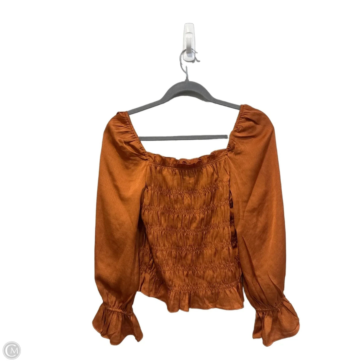 Top Long Sleeve By A New Day In Orange, Size: S