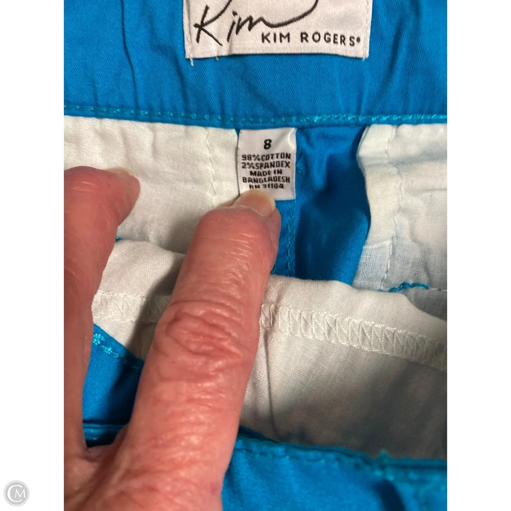 Shorts By Kim Rogers In Blue, Size: 8