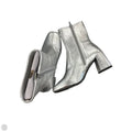 Boots Ankle Heels By A New Day In Silver, Size: 6.5