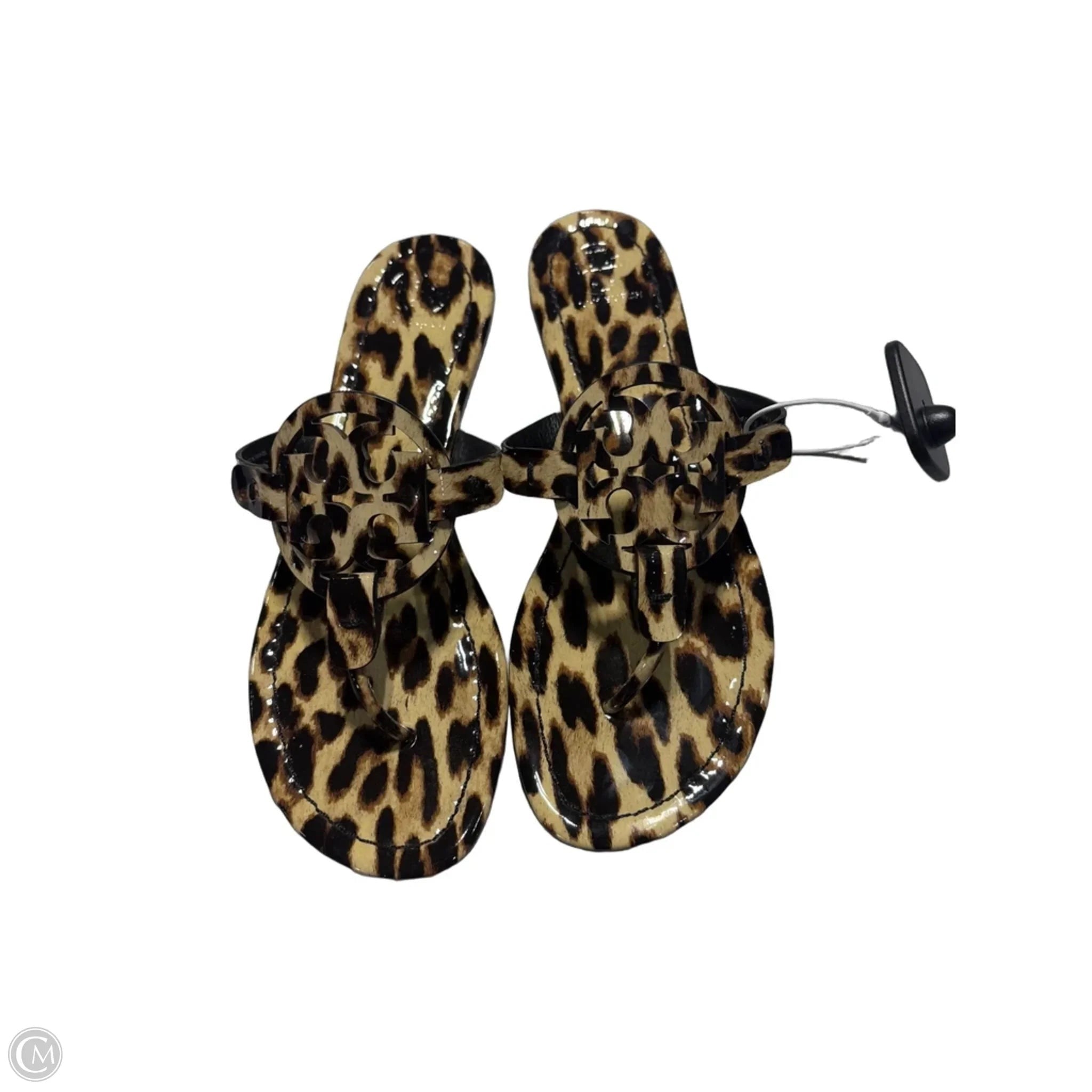 Sandals Designer By Tory Burch In Animal Print, Size: 8.5