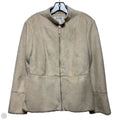 Coat Faux Fur & Sherpa By Alfani In Tan, Size: S