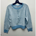 Sweater By Clothes Mentor In Striped Pattern, Size: M