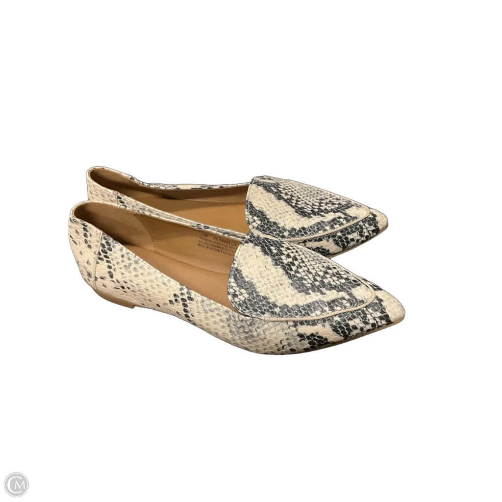 Shoes Flats By Abound In Snakeskin Print, Size: 7