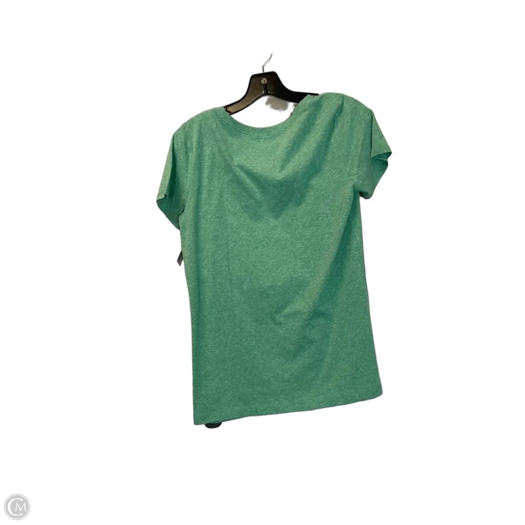 Top Short Sleeve Basic By St Johns Bay In Green, Size: S