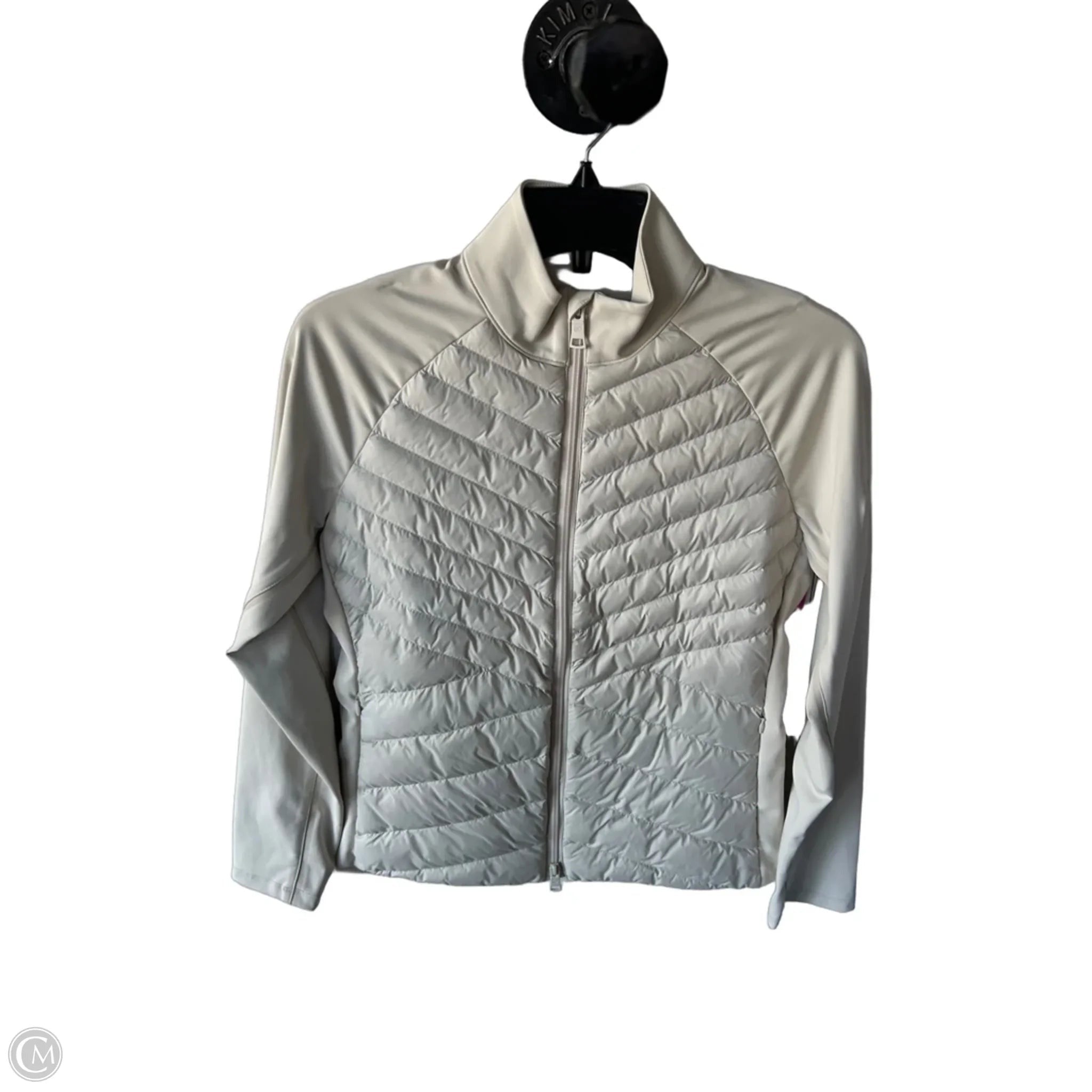 Athletic Jacket By Cmb In Cream, Size: M