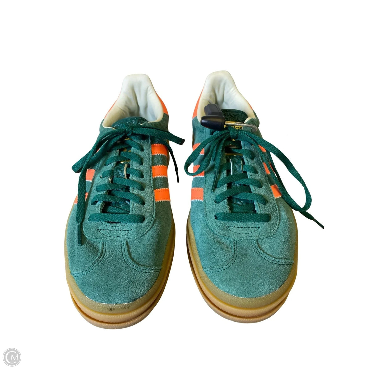 Shoes Sneakers By Adidas In Green & Orange, Size: 6
