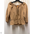 Top Long Sleeve By Clothes Mentor In Brown, Size: L