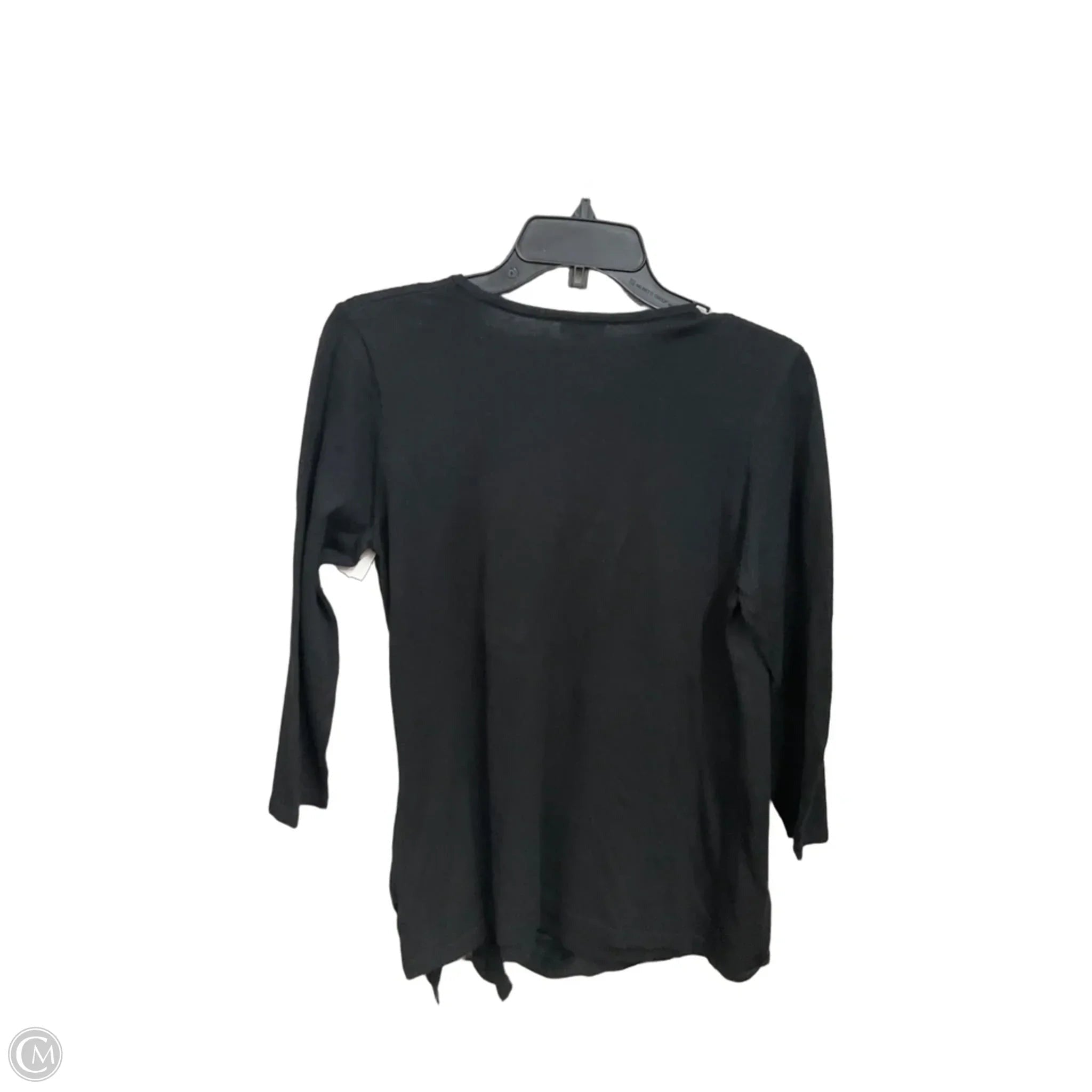 Top Long Sleeve By J. Jill In Black, Size: S