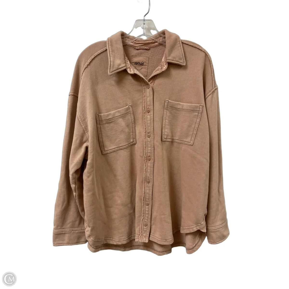 Jacket Shirt By Aerie In Orange, Size: Sp