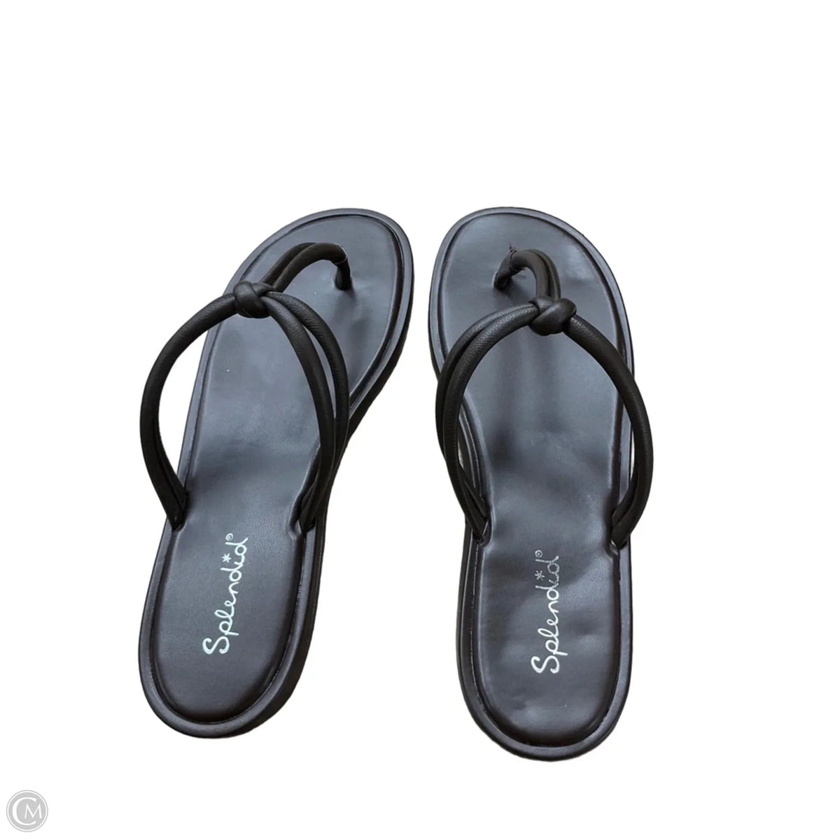 Sandals Flip Flops By Splendid In Brown, Size: 7.5