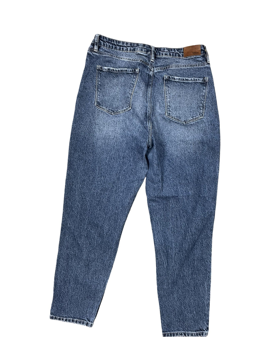 Jeans Straight By Bohme In Blue Denim, Size:12