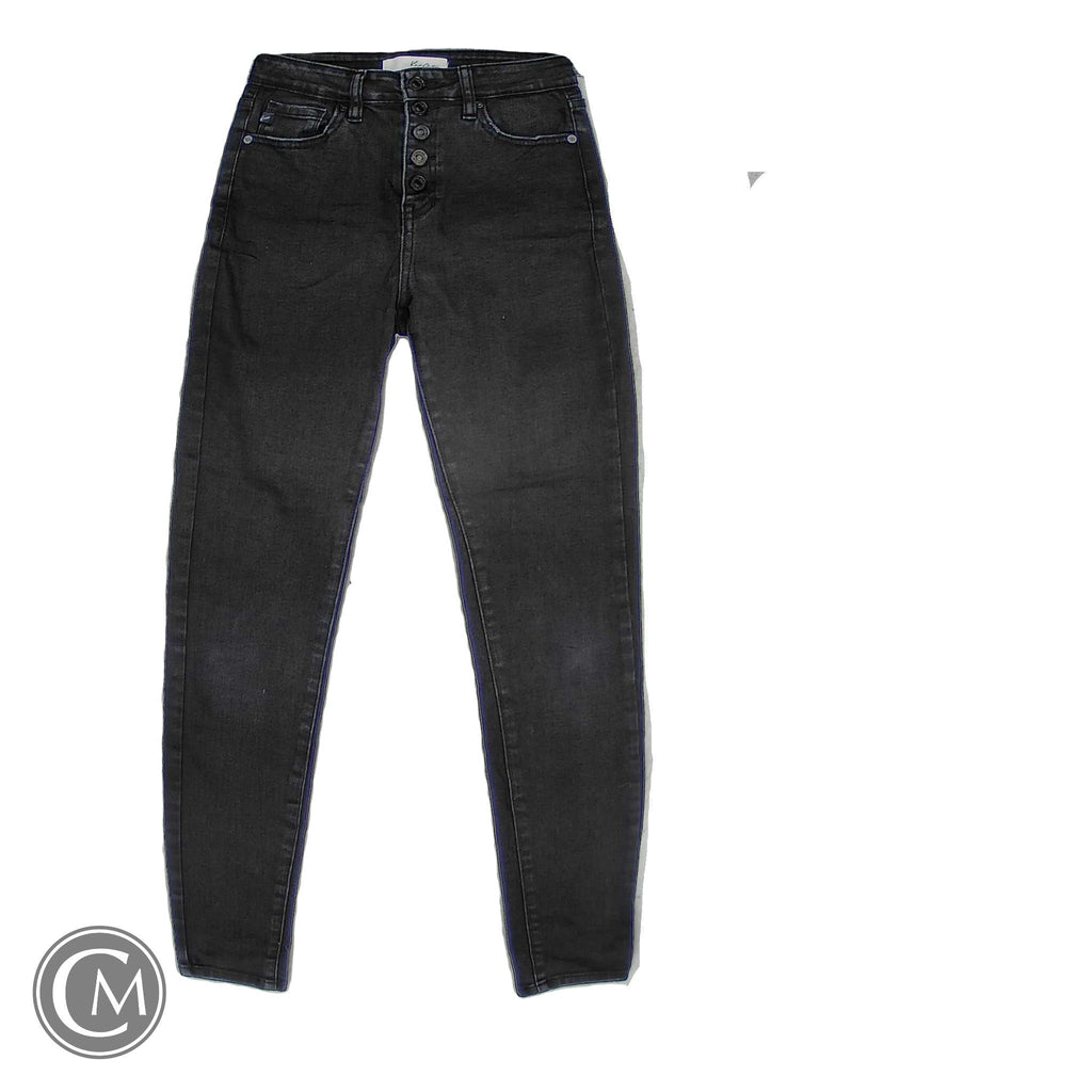 Jeans Skinny By Kancan In Black Denim, Size: 2
