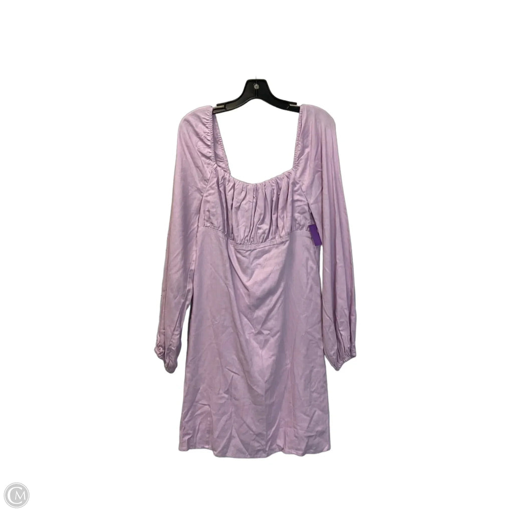 Dress Casual Midi By Gb In Purple, Size: Xl