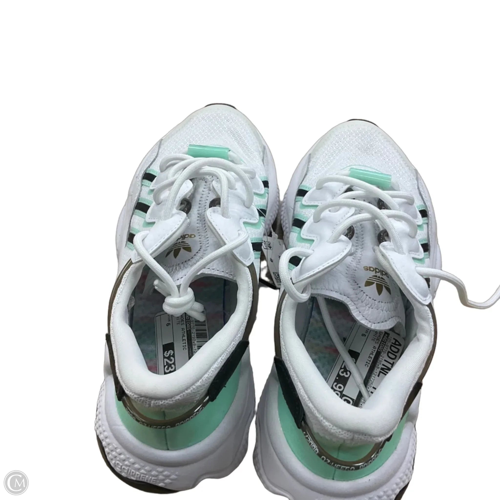 Shoes Athletic By Adidas In White, Size: 6