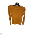 Top Long Sleeve Basic By A New Day In Orange, Size: Xs