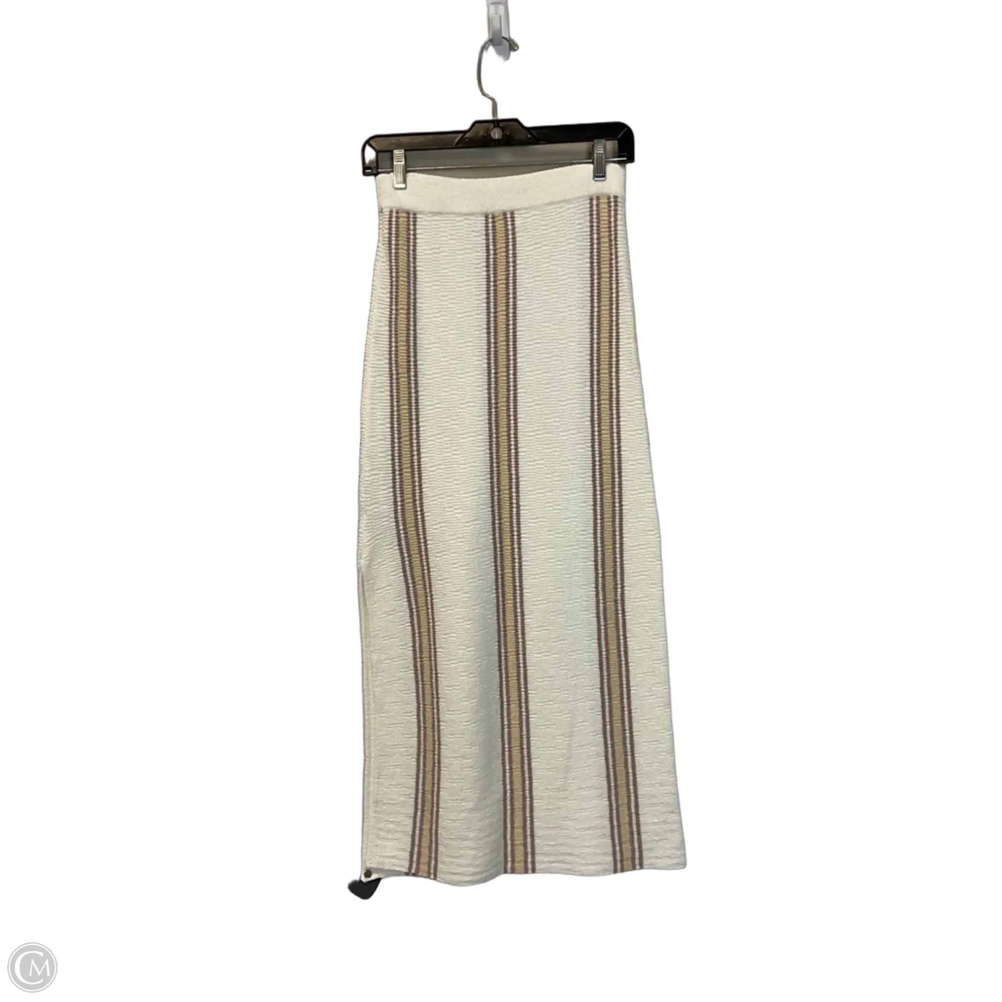 Skirt Maxi By Clothes Mentor In Cream, Size: S