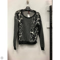 Sweater By Yoki In Black & White, Size: L