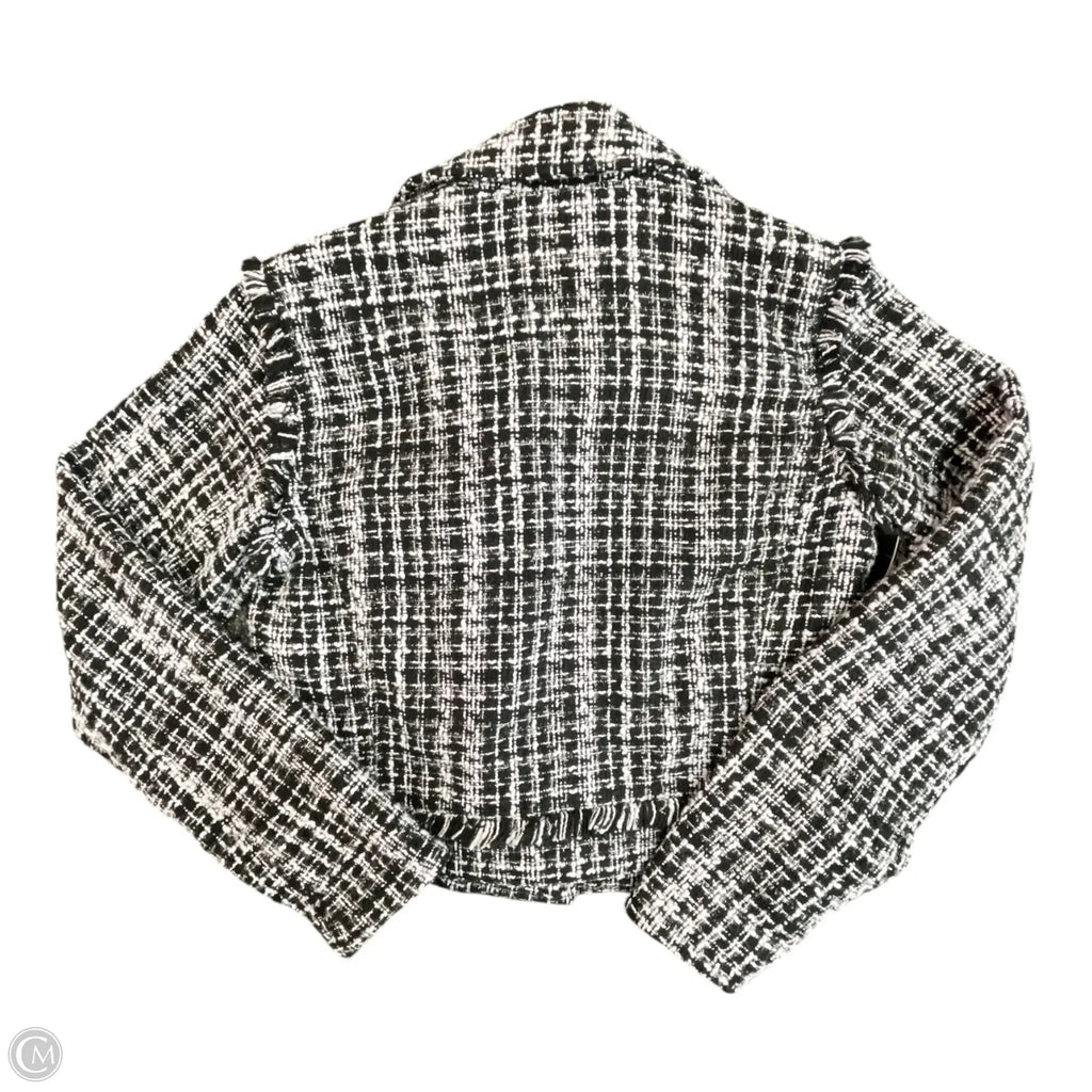 Blazer By A New Day In Black & White, Size: Xs