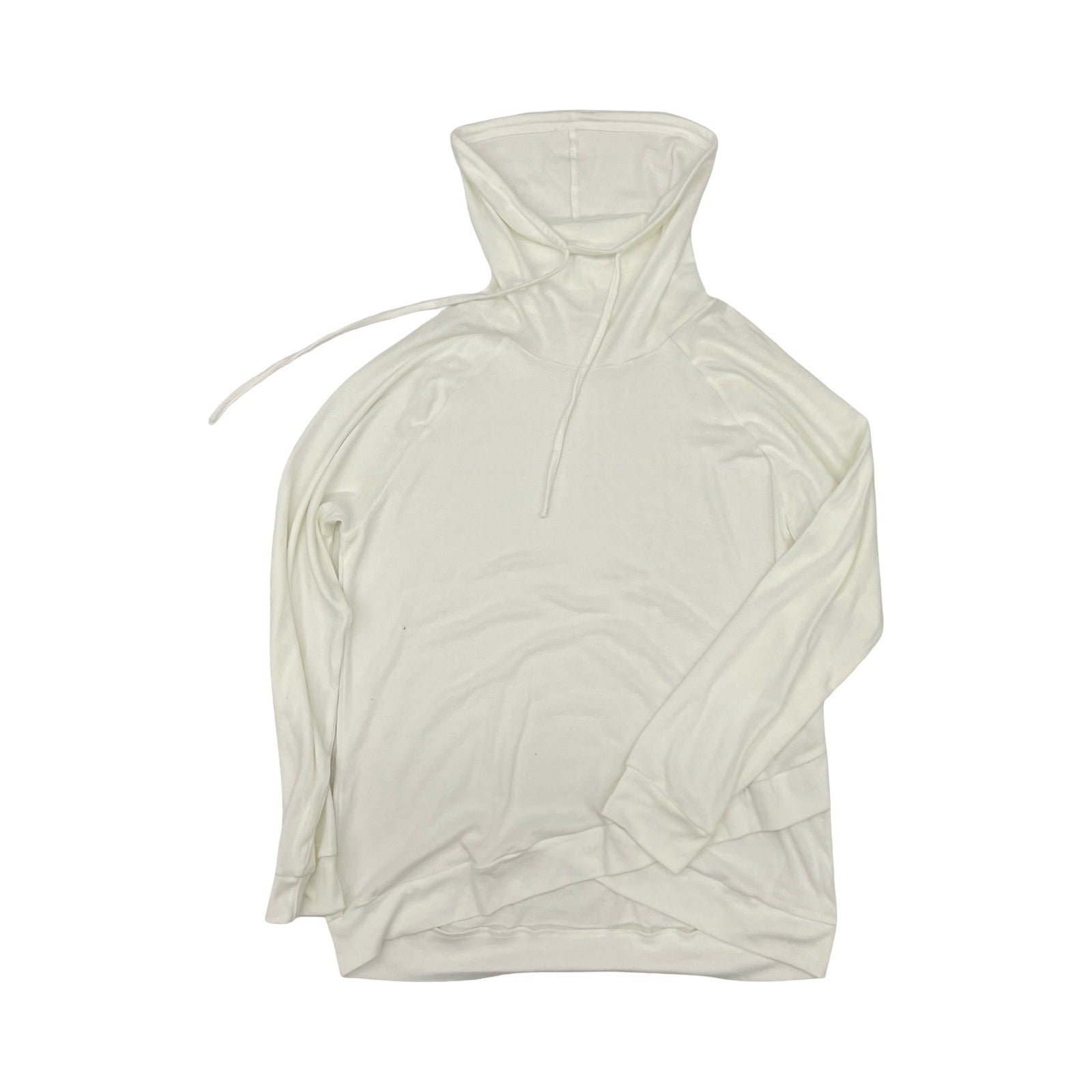 Sweatshirt Collar By Clothes Mentor In Cream, Size:L