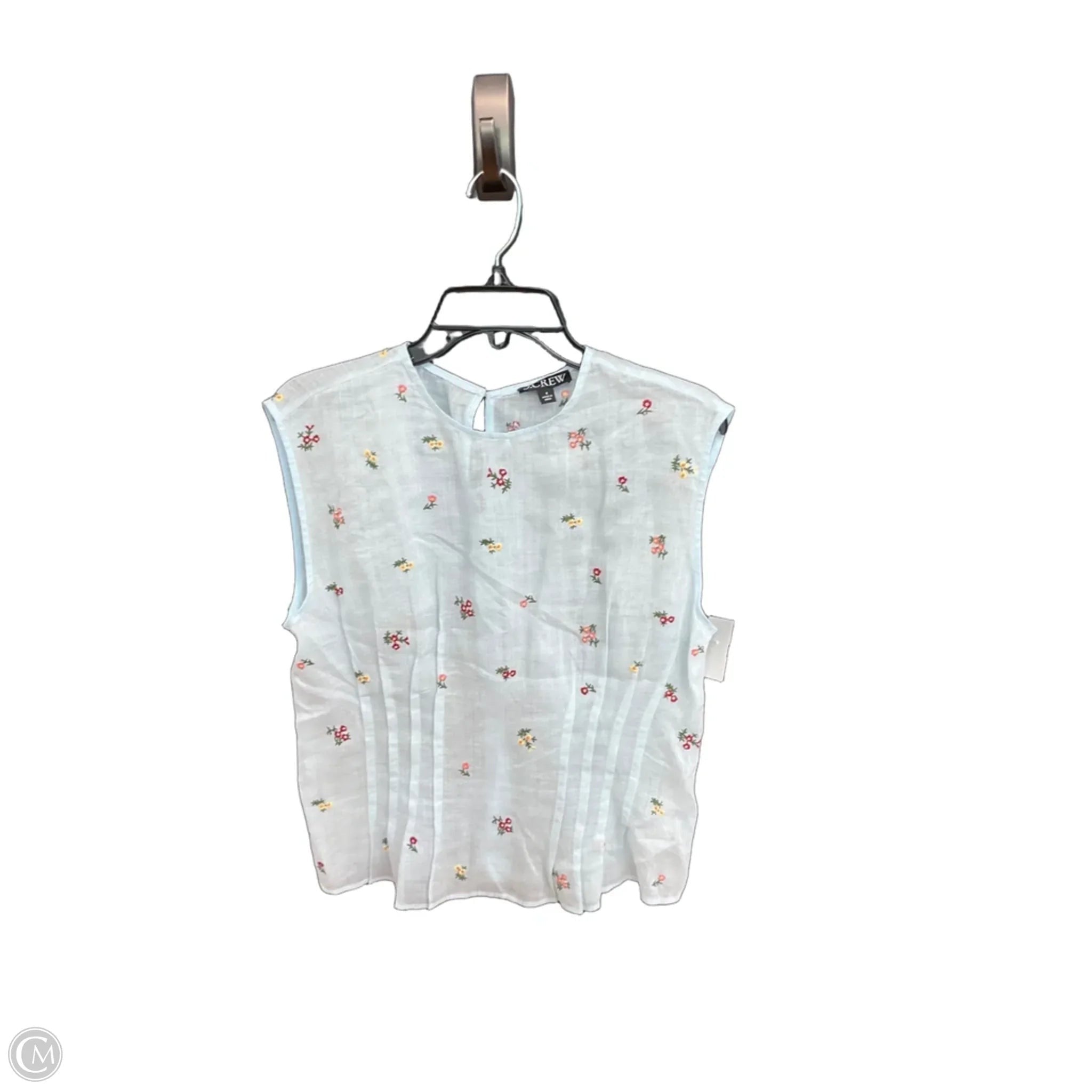 Top Sleeveless By J. Crew In Blue, Size: M
