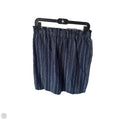Skirt Mini & Short By Ellen Tracy In Blue & White, Size: S