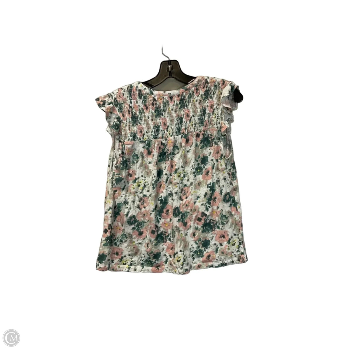 Top Sleeveless By Lucky Brand In Floral Print, Size: L