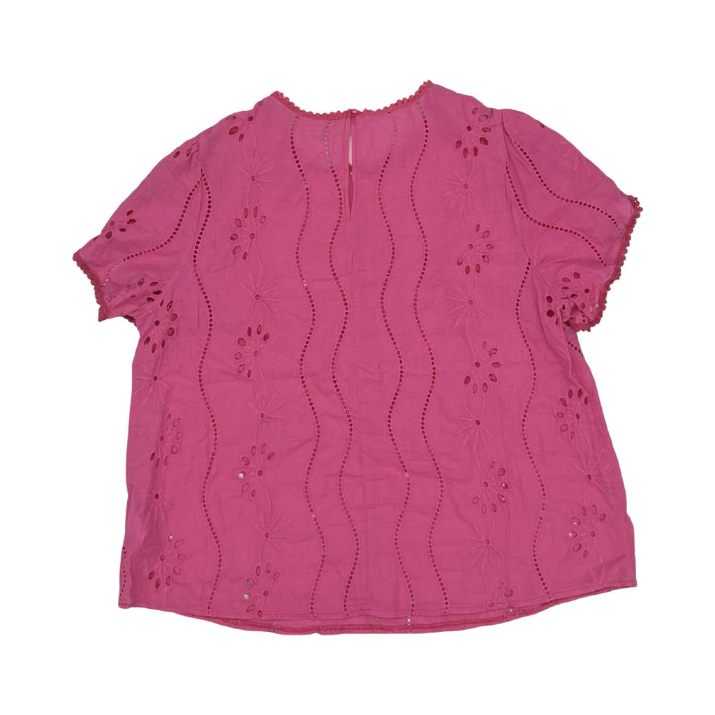 Blouse Ss By Shein In Pink, Size:2X