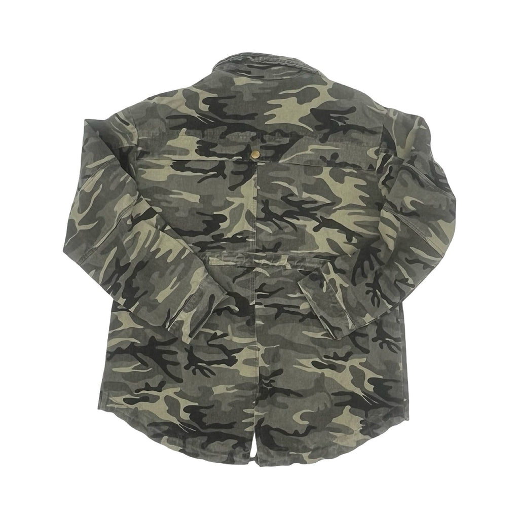 Jacket Utility By Fate In Camouflage Print, Size:M