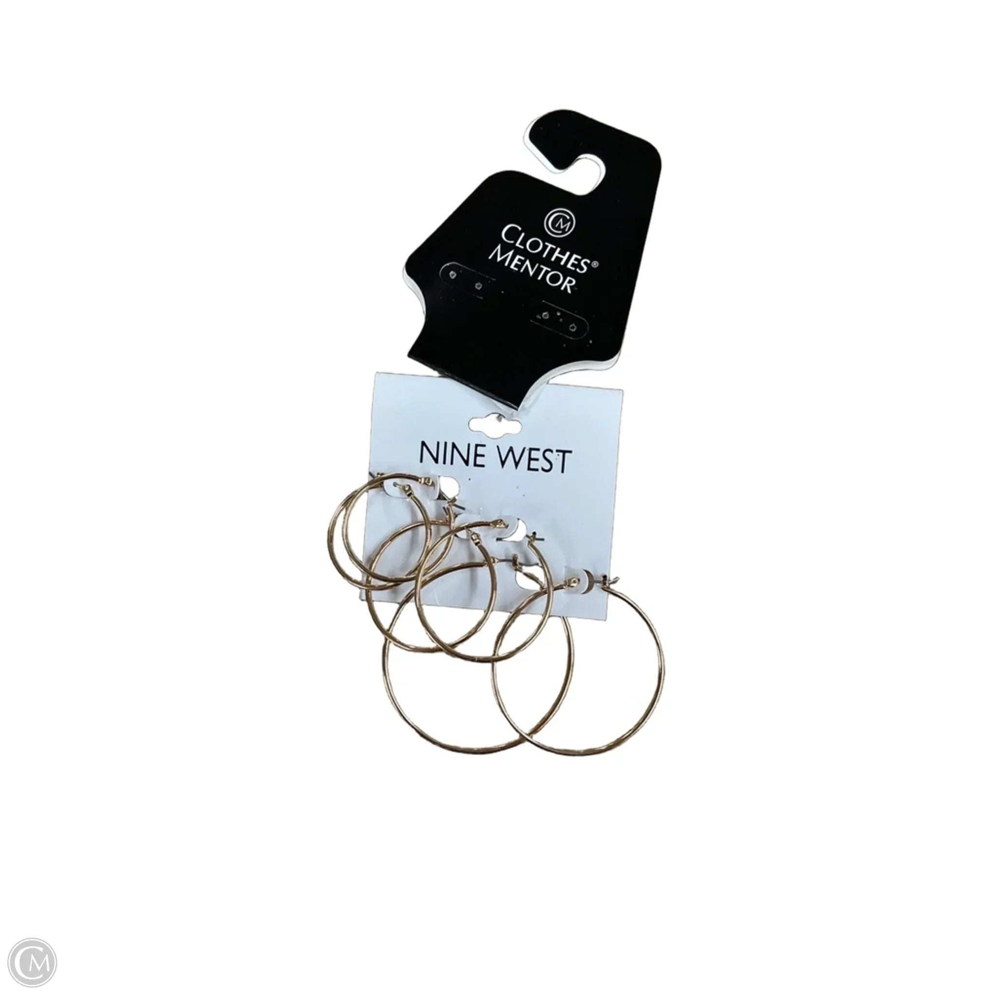 Earrings Hoop By Nine West, Size: 03 Piece Set