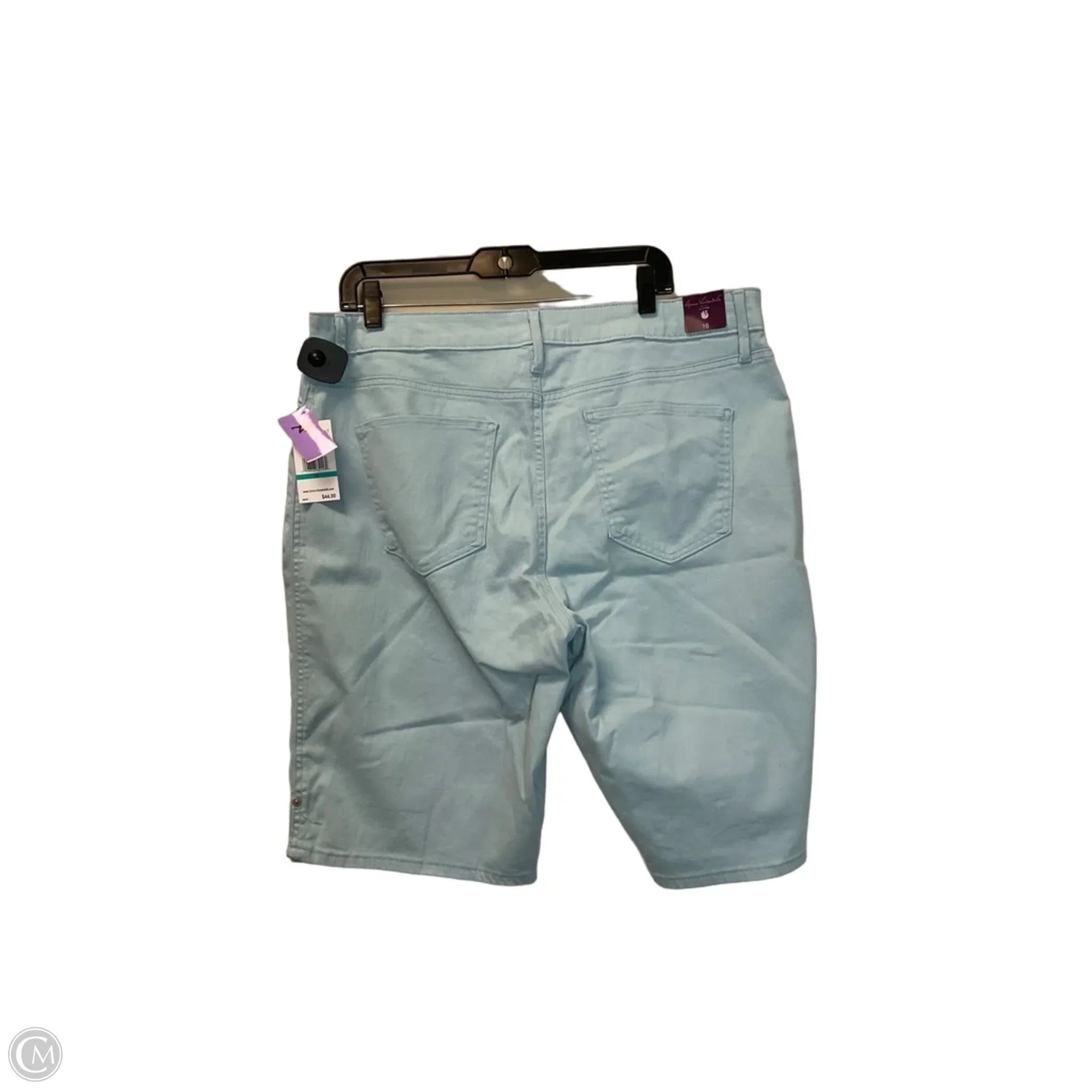 Shorts By Gloria Vanderbilt In Blue, Size: 16
