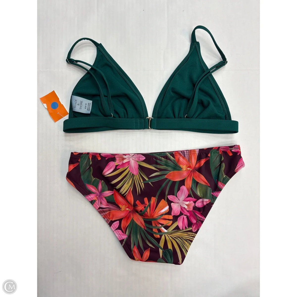 Swimsuit 2pc By Shade & Shore In Green, Size: S