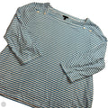 Top Long Sleeve Basic By Talbots In Striped Pattern, Size: Xl