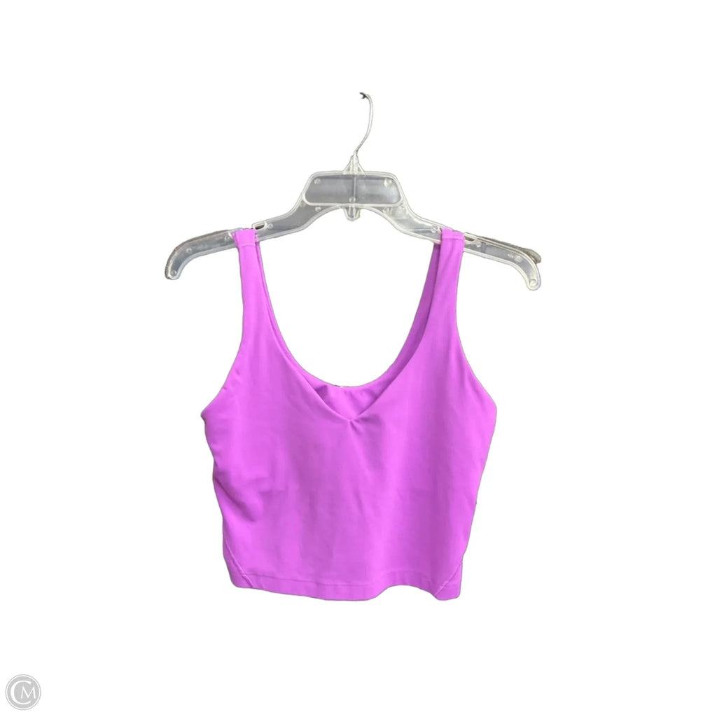 Athletic Bra By Lululemon In Purple, Size: 8