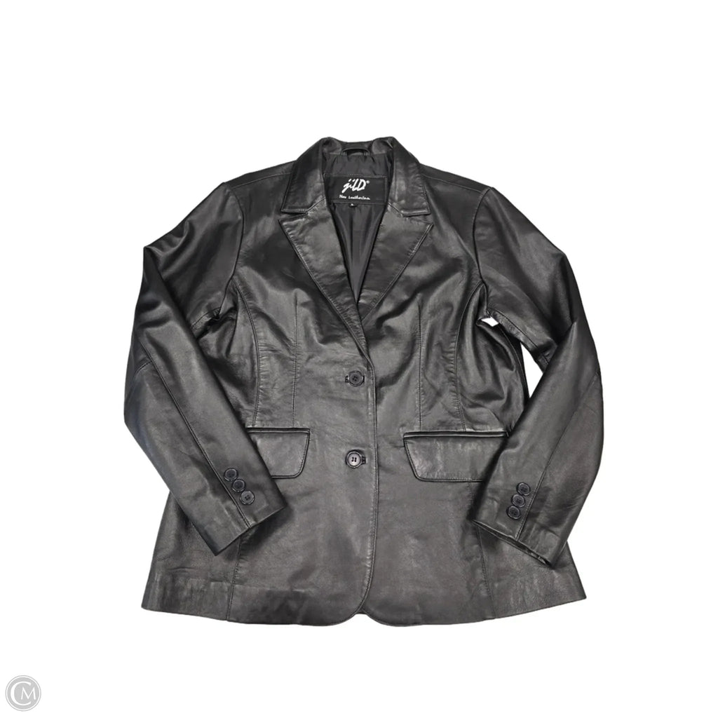 Jacket Leather By Cme In Black, Size: L